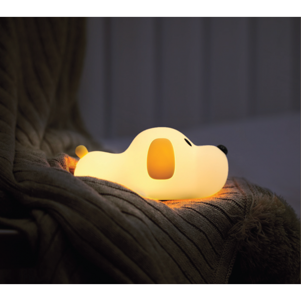 LED детска нощна лампа кученце MARY'S 1,5W 1200mAh димируема бяла