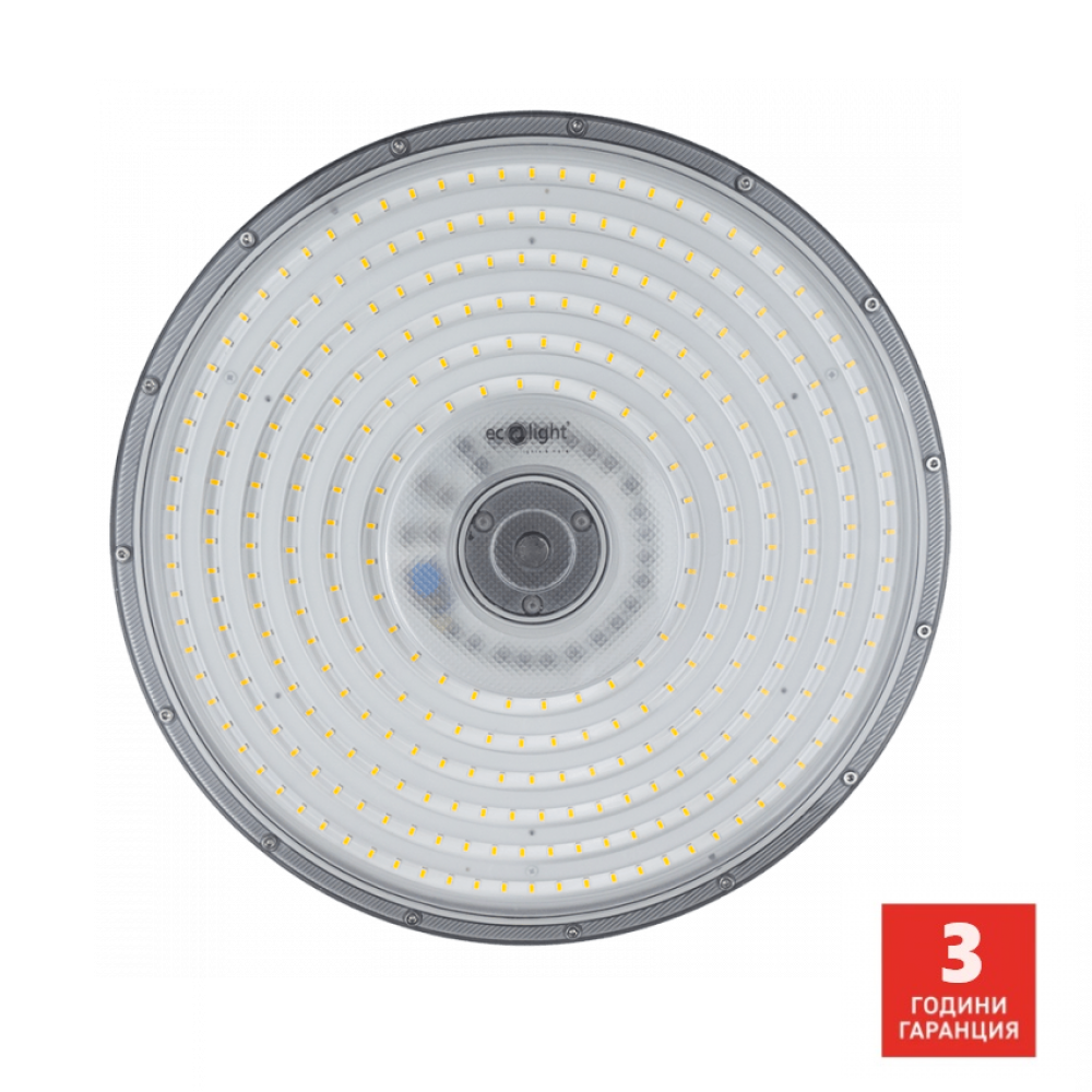 LED промишлен осветител тип камбана UFO PREMIUM 200W 20000lm 4000K IP65 Ф400