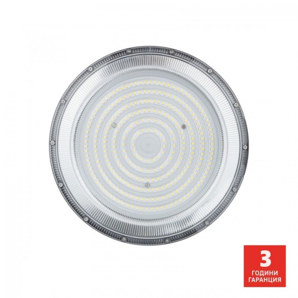 LED промишлен осветител тип камбана UFO PREMIUM 200W 20000lm 6500K IP65 Ф400