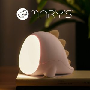 LED детска нощна лампа динозавър MARY'S DINO с димиране 1,6W 1200mAh розов
