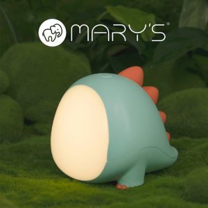 LED детска нощна лампа динозавър MARY'S DINO с димиране 1,6W 1200mAh зелен