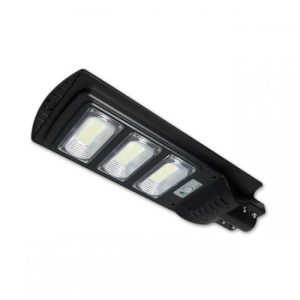 LED улична соларна лампа 150W 6000K 3000lm 3.2V 10Ah IP65 с PIR сензор и дистанционно управление