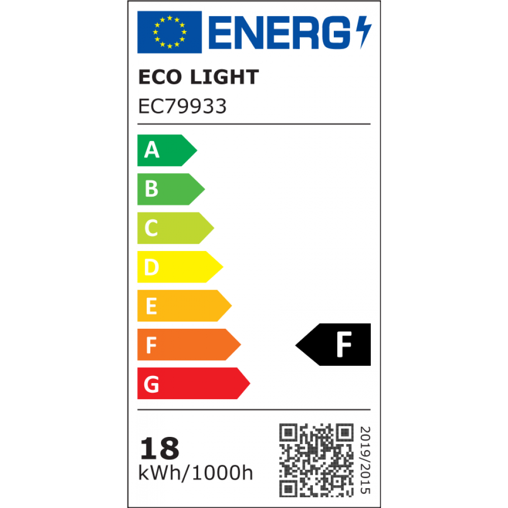 LED линейно осветително тяло 18W 6500K 1800lm 100Lm/W IP20 60см - Image 2