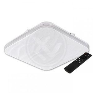 LED плафон с дистанционно SAND 72W 3000-6500K 5040lm 43x43см димируем бял