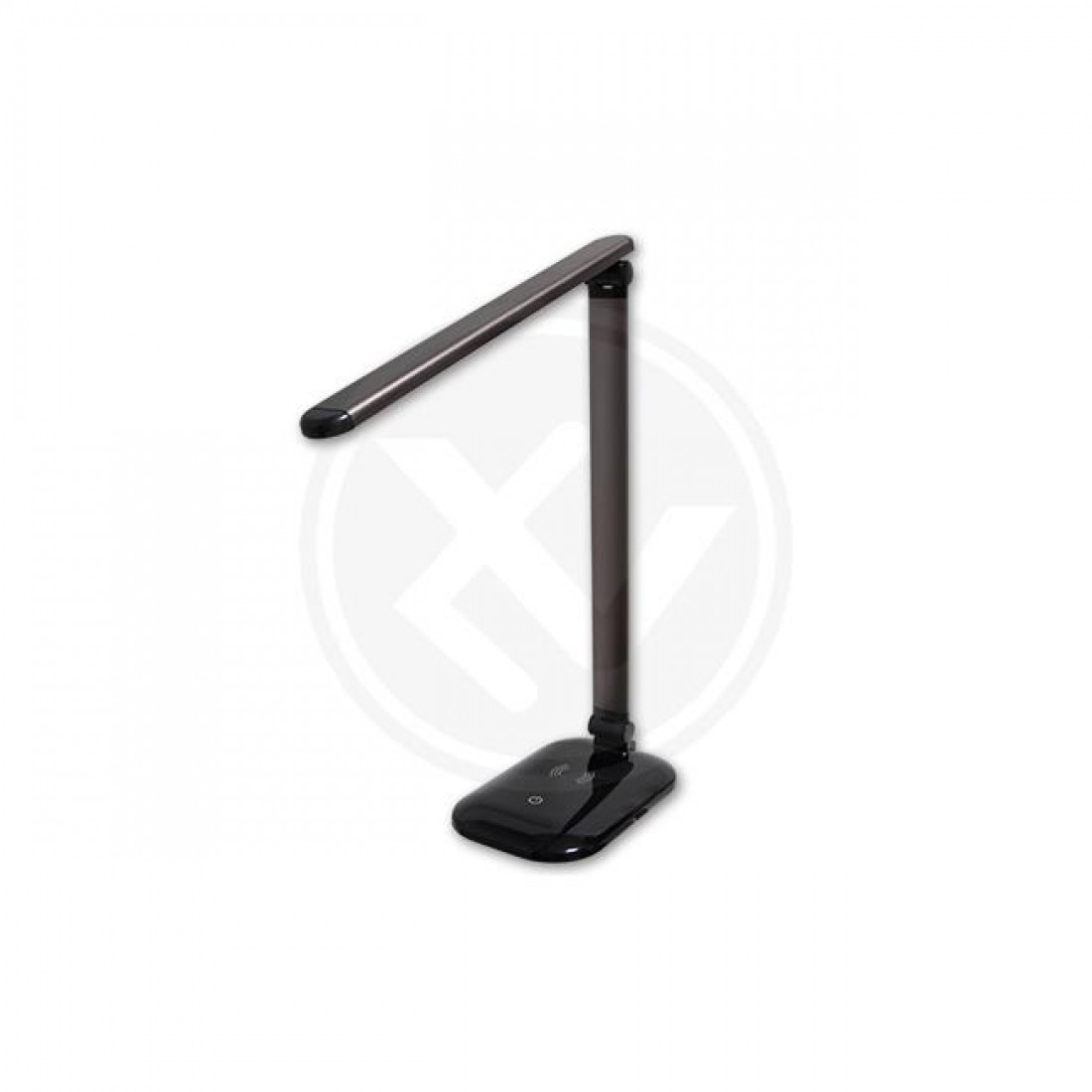 LED настолна лампа с Touch DIANA 5W 4500K 450lm димируема черна QI зарядно - LED настолна лампа от ElZona