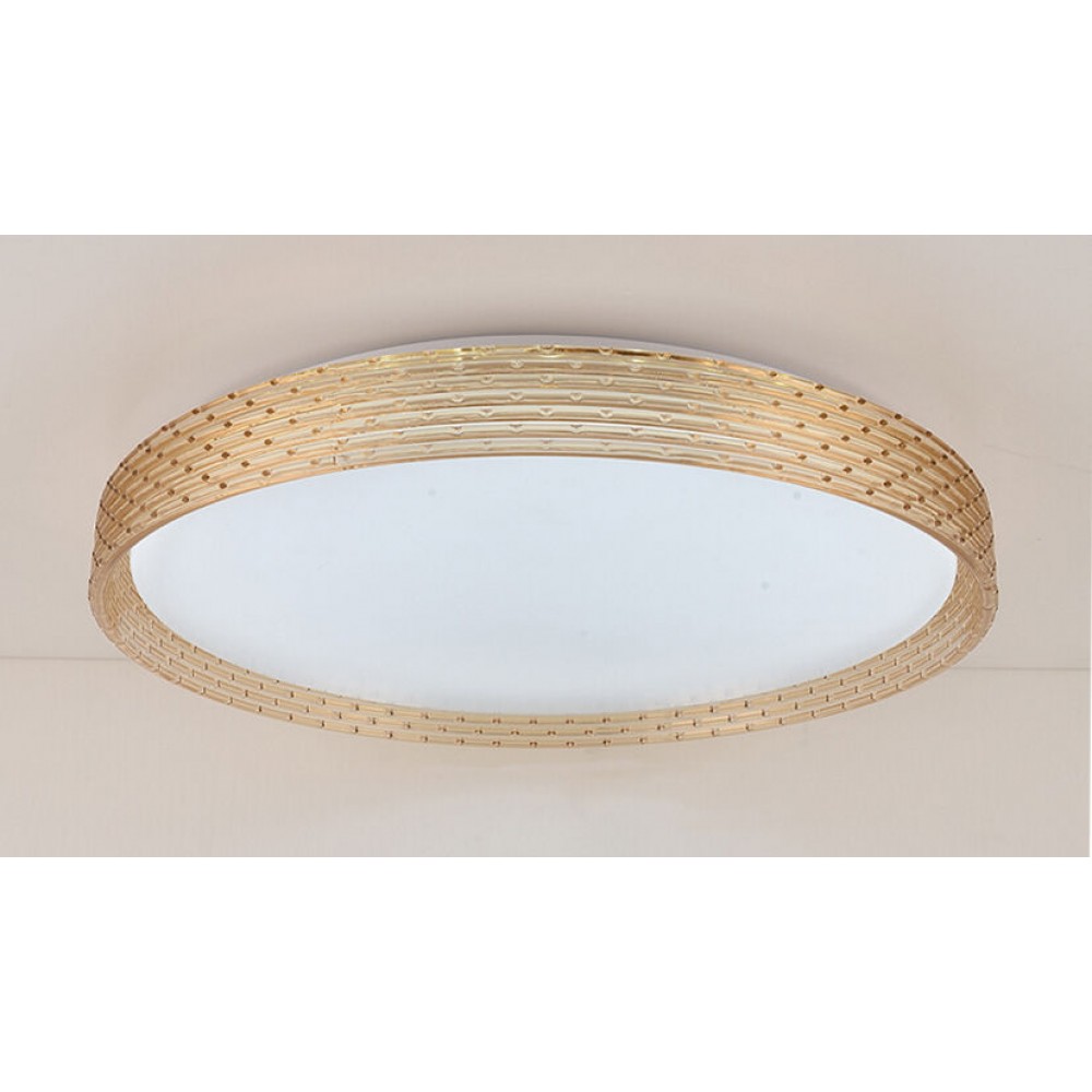 LED плафон с дистанционно управление A-G103 96W 9120lm 3000-6500К Ф510мм димируем златист - Image 3