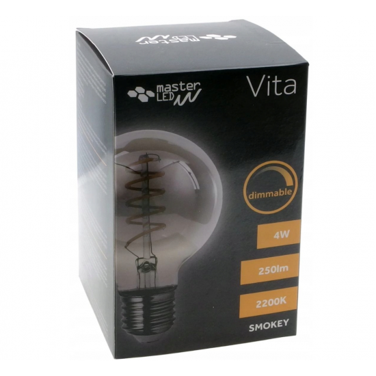 LED винтидж крушка димируема Filament 4W G80 Е27 2200К 250lm опушена - Image 3