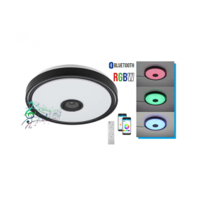 LED музикален плафон с дистанционно и Bluetooth COSMO 72W RGB 3000-6500K 5400lm ф50см димируем