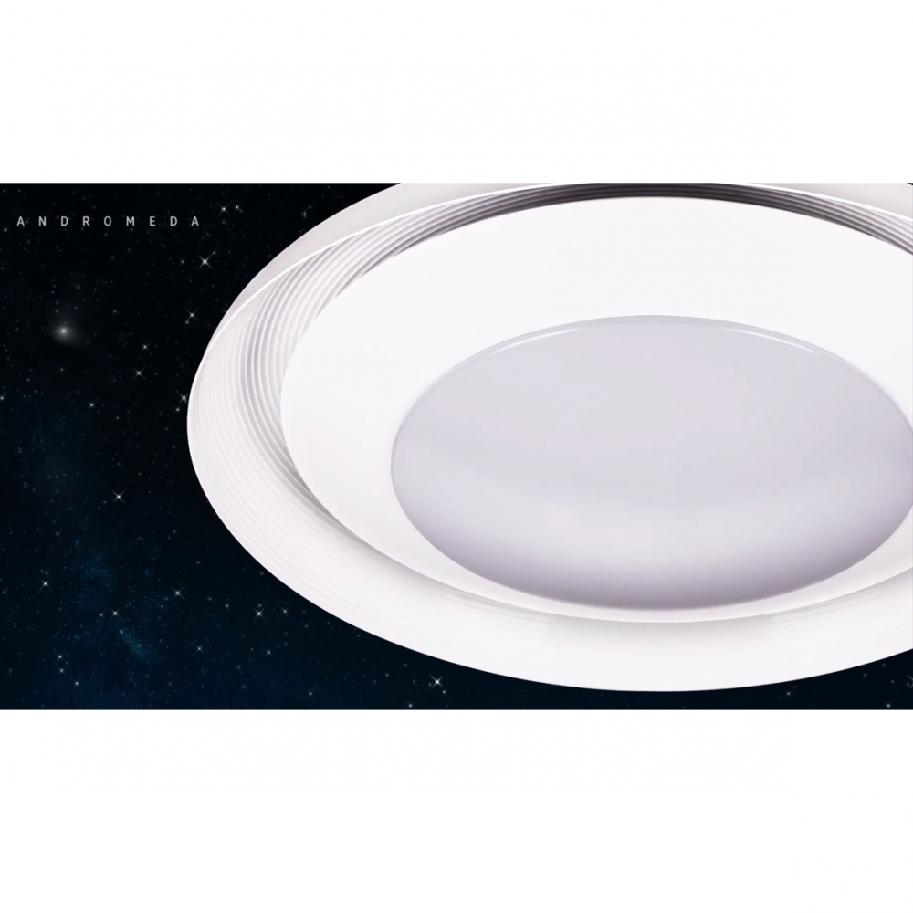 LED плафон с дистанционно ANDROMEDA 80W 3000K-6500K RGB бял Ф76см - Image 4