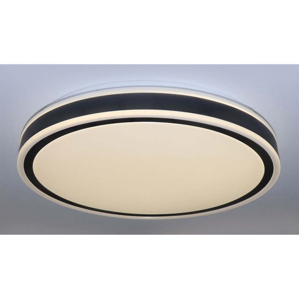 LED плафон с дистанционно управление A-F101 96W 9120lm 3000-6500К Ф510мм димируем черен - Image 3