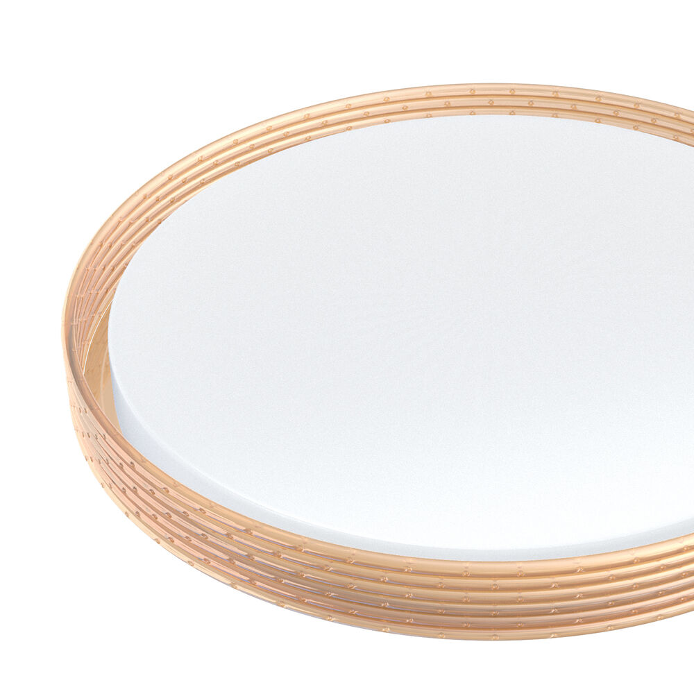 LED плафон с дистанционно управление A-G103 96W 9120lm 3000-6500К Ф510мм димируем златист - Image 2