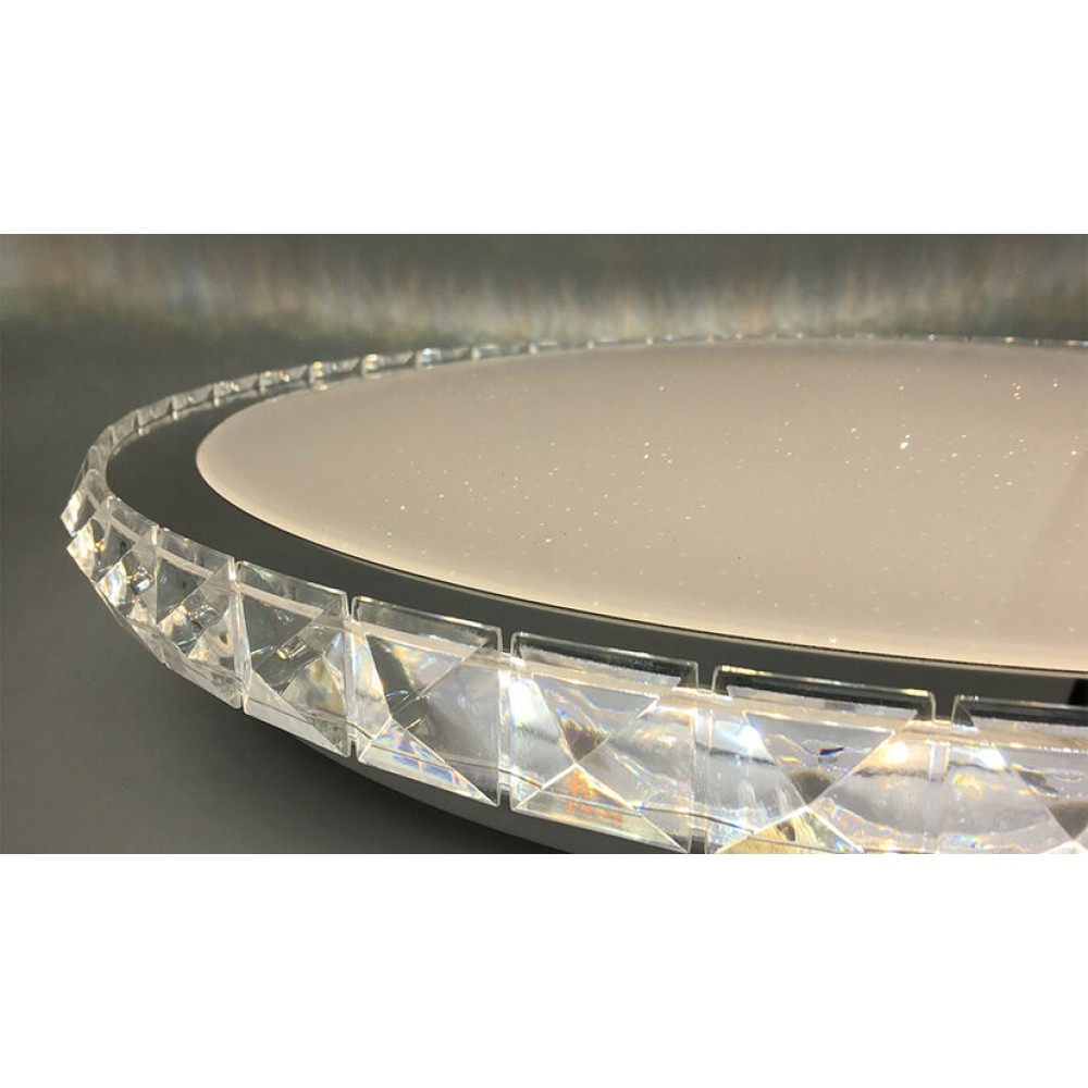 LED плафон с дистанционно управление A-G101 96W 9120lm 3000-6500К Ф510мм димируем кристален - Image 3