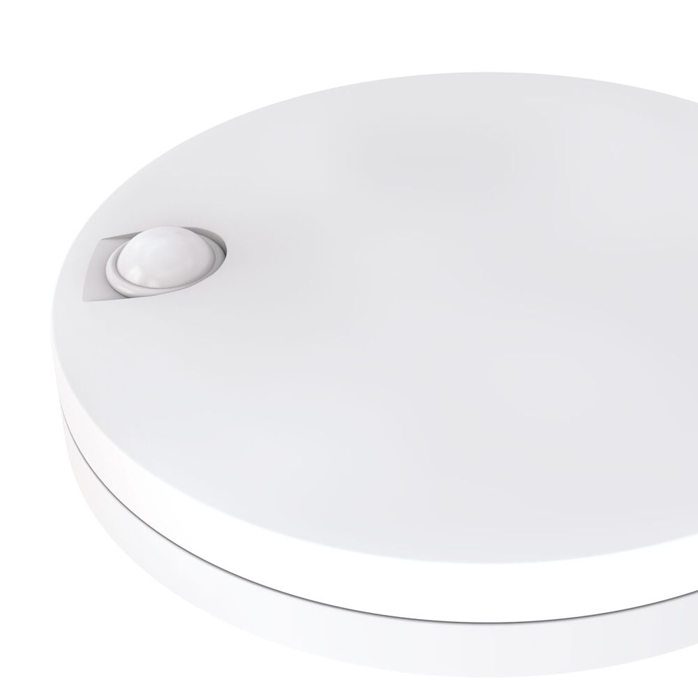 LED влагозащитен плафон със сензор PIR AS01 18W 4000K 1820lm бял Ф300мм - Image 3