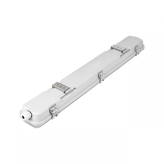 LED влагозащитено осветително тяло корпус за 2xT8 IP65 60см еднострнно захранване - Image 7