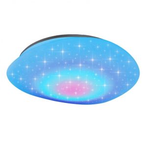 LED плафон с дистанционно Meteor-X 100W 3000K-6500K RGB бял Ф97см