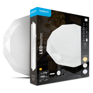 LED Плафон Modee Mennyezeti 24W 3CCT D400x70mm + rem. R101 (3000 lumen) ERP