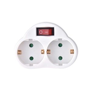 Technik Professional Разклонител 2 гнезда + ключ 16A
