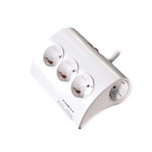 Technik Professional Разклонител 5 гнезда 1,5m кабел + 2 USB + ключ 16A