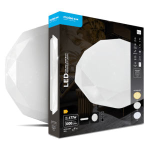 LED плафон Modee LED Плафон 24W 3CCT D400x70mm + rem. R101 (3000 lm) ERP