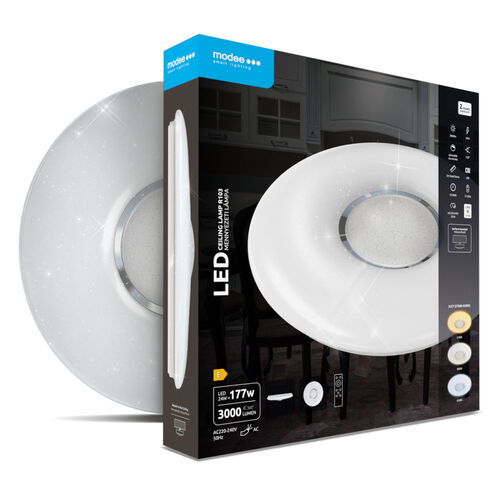 LED плафон Modee LED Плафон 24W 3CCT D410x70mm + rem. R103 (3000 lm) ERP
