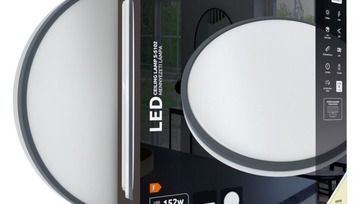 Modee LED Плафон 24W 4000K D330x60mm S-S102 (2500 lm) ERP - LED панел за външен монтаж и осветление за таван от ElZona
