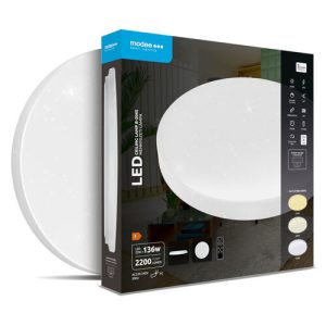 LED плафон Modee LED Плафон 22W 3CCT D380x65mm + rem. cs. A-B204 (2200 lm) ERP