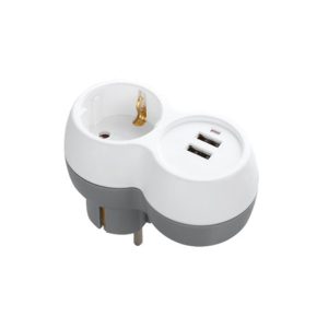 Technik Professional Разклонител 1 гнездо + 2 USB-A 16A