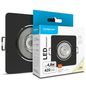 Modee LED Квадратна Луна 4,8W 4000K IP20 80xH32mm ROT(420 lm) черна ERP