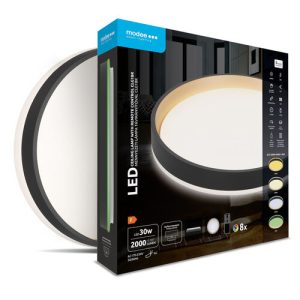 Modee LED Плафон CLGBK 30W 3CCT+RGB D390mm +rem (2000 lm) ERP