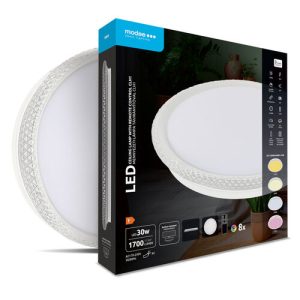 Modee LED Плафон CLH1 30W 3CCT+RGB D395mm +rem (1700 lm) ERP