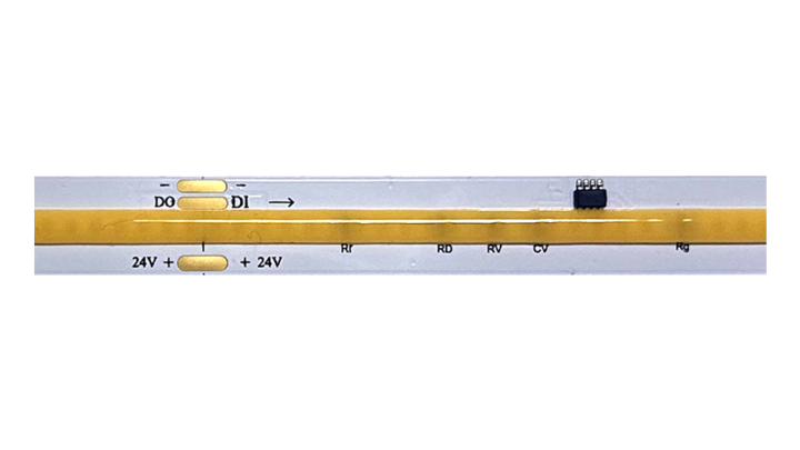 Дигитална Бяла COB LED лента 24V – 5 метра (4000K, 11W/m, Magic White) - стълбищно LED осветление, LED лента или аксесоар от ElZona
