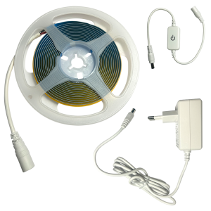 Професионална COB LED лента 24V – 3 метра (4000K, 8W/m, Ra90)