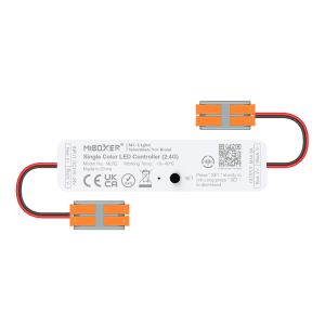 Мини LED контролер за едноцветни ленти 2.4GHz (с кабели)