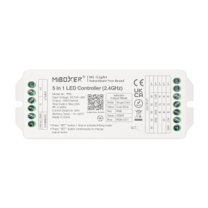 LED контролер 2.4GHz 5 в 1, общ изход до 20A