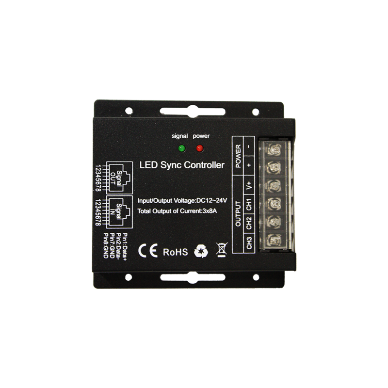 SMARTRGBR Приемник за безжична Smart RGB LED система - RGB LED контролер и управление от ElZona