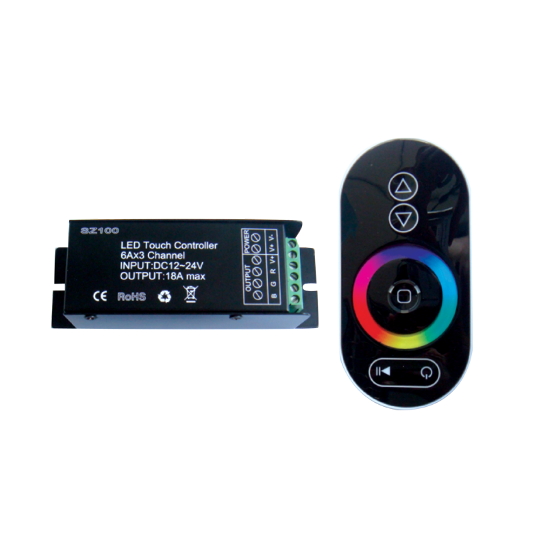 SZ100-TOUCH RGB LED Контролер (RF Touch дистанционно) - RGB LED контролер и управление от ElZona