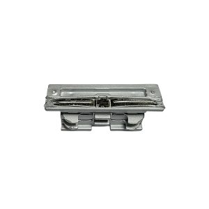 Прав съединител за магнитна релса, silver