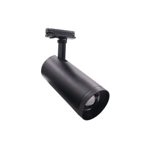 LED релсов прожектор 230V, черен, 10 W, 3000K, 1200 lm