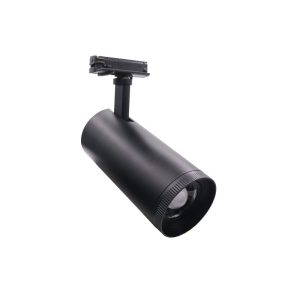 LED релсов прожектор 230V, черен, 10 W, 4000K, 1260 lm