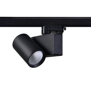 LED релсов прожектор 230V, черен, 20 W, 3000K, 2000 lm - релсова система 230V от ElZona