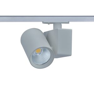 LED релсов прожектор 230V, сив, 20 W, 3000K, 2000 lm