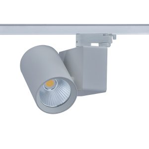 LED релсов прожектор 230V, сив, 20 W, 3000K, 2000 lm