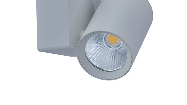 LED релсов прожектор 230V, сив, 20 W, 3000K, 2200 lm - релсова система 230V от ElZona
