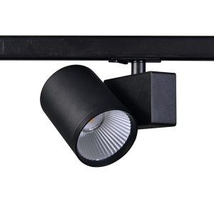 LED релсов прожектор 230V, черен, 40 W, 4000K, 4200 lm