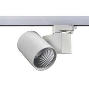 LED релсов прожектор 230V, бял, 40 W, 4000K, 4200 lm
