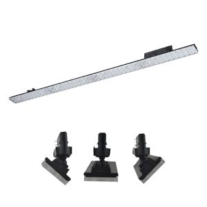 LED релсово осветително тяло 230V, черен, 40 W, 4000K, 5600 lm, L1144 mm