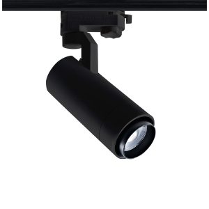 LED релсов прожектор 230V, черен, 15 W, 4000K, 14500 lm