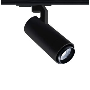 LED релсов прожектор 230V, черен, 15 W, 4000K, 1500 lm