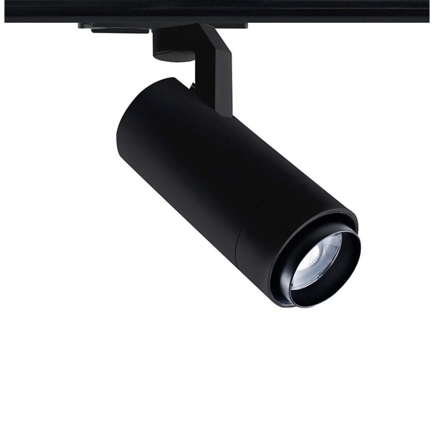 LED релсов прожектор 230V, черен, 15 W, 4000K, 1500 lm