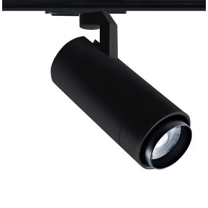 LED релсов прожектор 230V, черен, 25 W, 3000K, 2800 lm